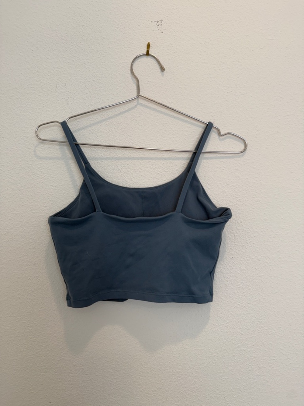 Women Padded Sports Bra Fitness Workout Running Shirts Yoga Tank Top Blue - Picture 3 of 3